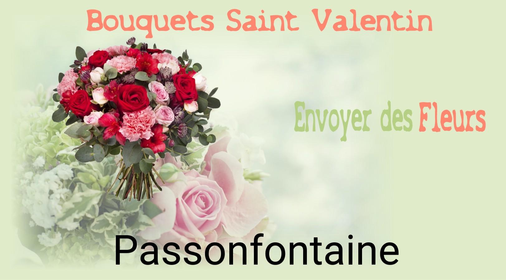 Roses de Saint-Valentin livrées à Passonfontaine